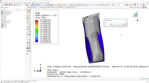 drop test simulation in abaqus|Abaqus.